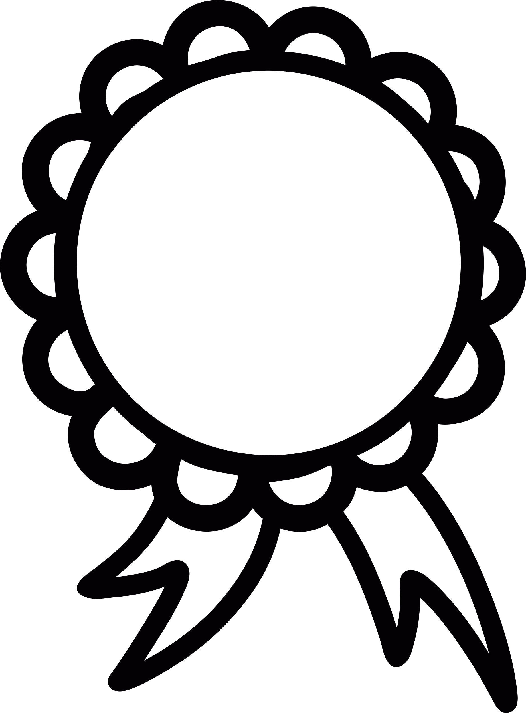 Ornamental Badge Digital Sketch Svg Design Free Vectors